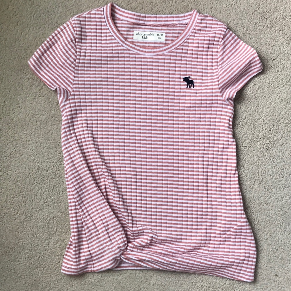 Abercrombie soft ribbed tshirt